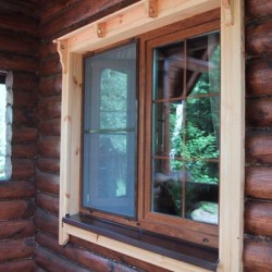 Монтаж пластиковых окон в деревянном доме